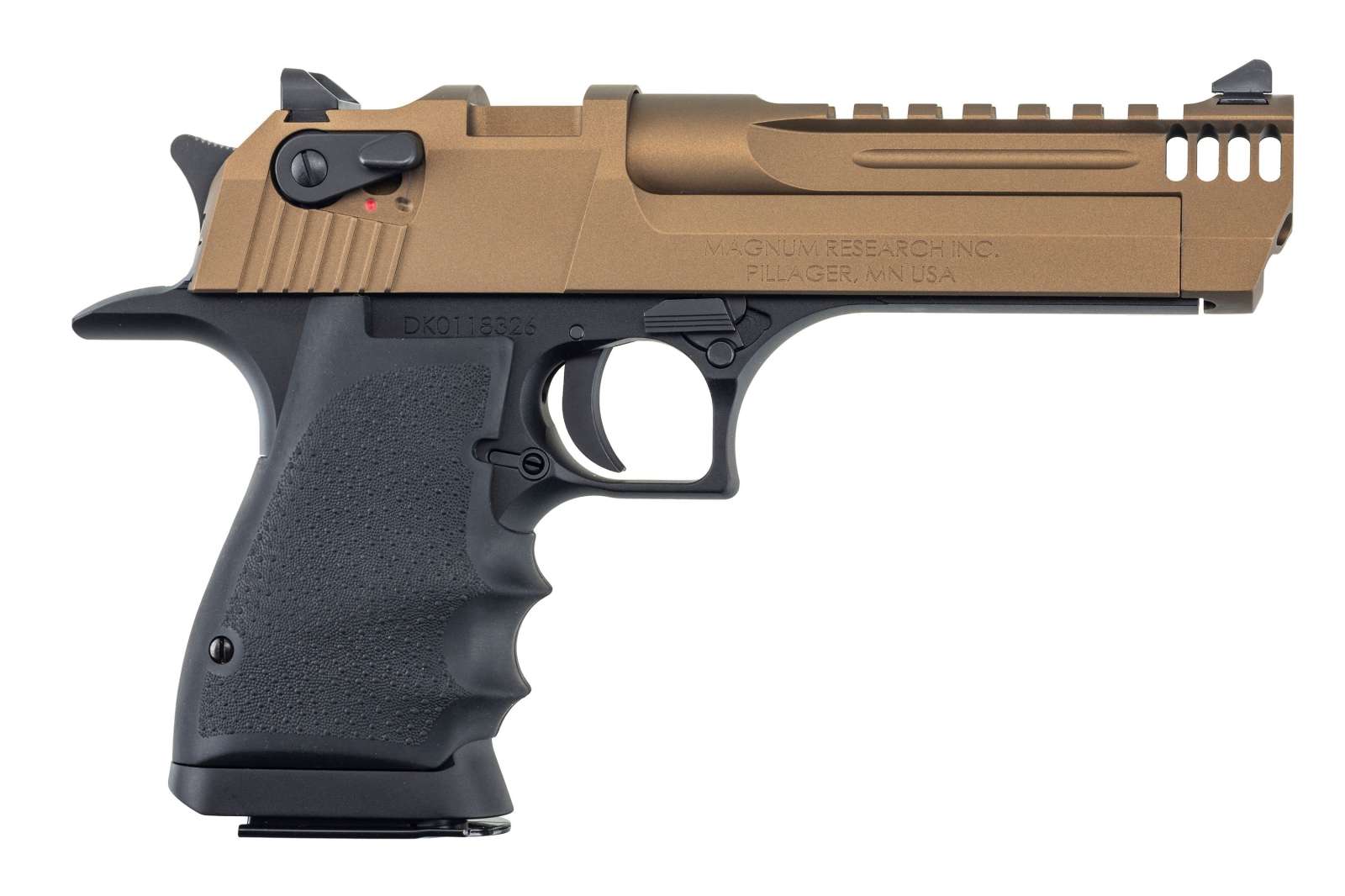 MGNM RSRCH LT WEIGHT DE50 PSTL BURNT BRZ/BLK APPTMNTS 5" BARREL