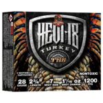 HEVI-SHOT HEVI-18 TSS TURKEY 28GA 2-3/4IN 1-1/16OZ #7 5RD/BX 10BX/CS 2 1140385 14344560