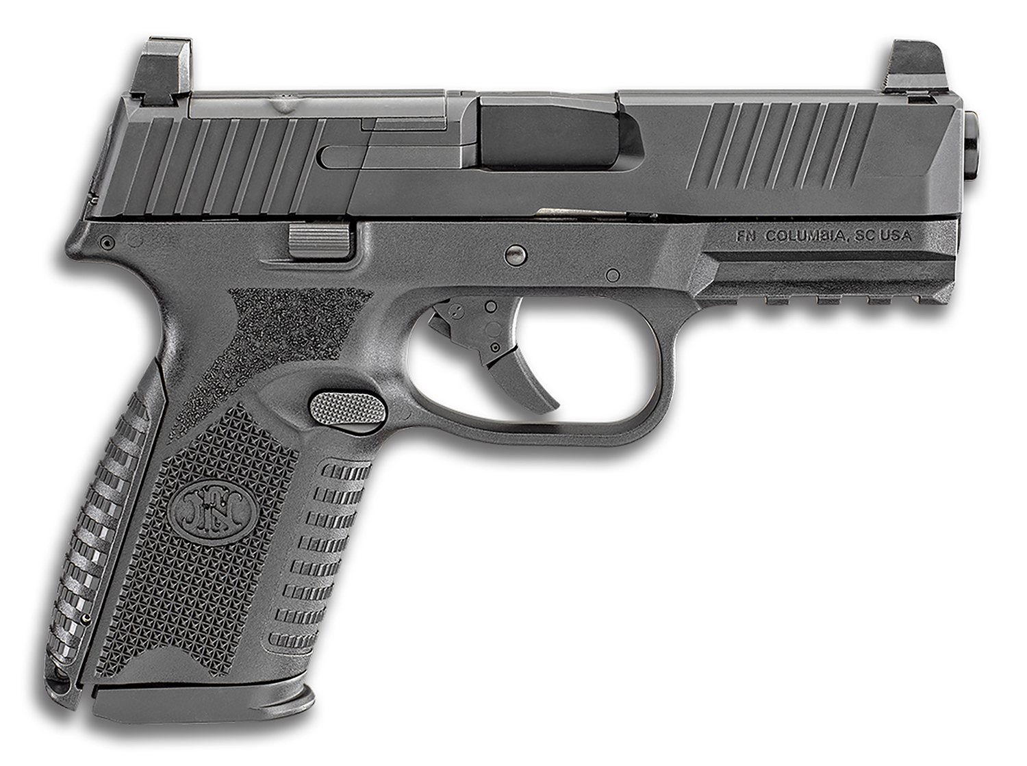 FN 66100588 509M MRD Mid-Size 9mm Luger 10+1 4" Black Recessed Crown Barrel, Matte Black Optic Ready/Serrated Stainless Steel Slide, Matte Black Polymer Frame w/Picatinny Rail, Ambidextrous 3 FN 66100588 509M MRD Mid-Size 9mm Luger 10+1 4" Black Recessed Crown Barrel, Matte Black Optic Ready/Serrated Stainless Steel Slide, Matte Black Polymer Frame w/Picatinny Rail, Ambidextrous
