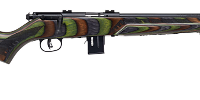 Savage Arms 96636 93R17 Minimalist Full Size 17 HMR 10+1 18" Matte Black Threaded Carbon Steel Sporter Barrel, Matte Black Carbon Steel Receiver, Boyd's Minimalist OD Green Laminate Stock, Right Hand