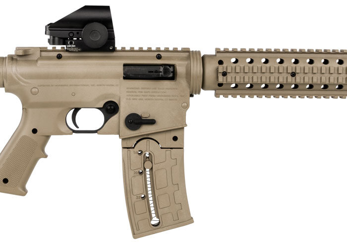 Mossberg 37240 715 Tactical w/Optic Full Size 22 LR 25+1 16.25" Matte Blued Steel Barrel, Flat Dark Earth Picatinny Rail Receiver, Flat Dark Earth A2 Adjustable Synthetic Stock, FFE Polymer Grip, Halo