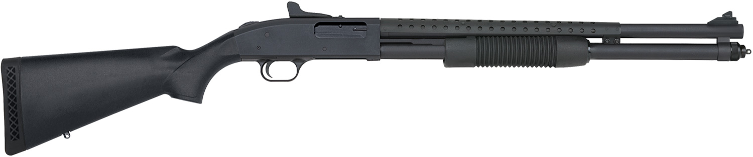 Mossberg 50693 590 Persuader 12 Gauge 8+1 3" 20" Cylinder Bore Heat-Shield Barrel, Matte Blued Metal Finish, Drilled & Tapped Receiver, Ghost Ring Sight, Synthetic Stock 3 Mossberg 50693 590 Persuader 12 Gauge 8+1 3" 20" Cylinder Bore Heat-Shield Barrel, Matte Blued Metal Finish, Drilled & Tapped Receiver, Ghost Ring Sight, Synthetic Stock