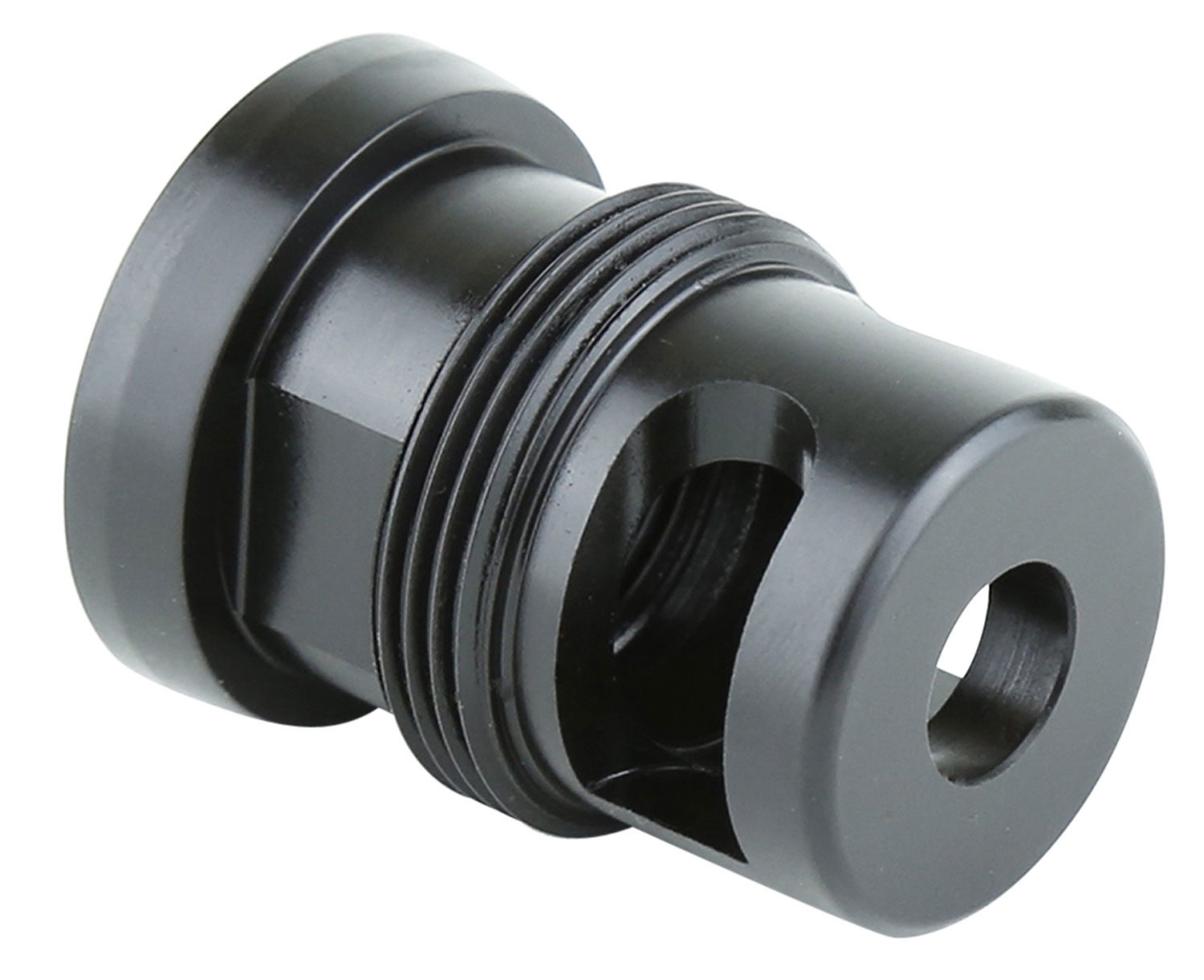 Griffin Armament TMM762 Taper Mount Minimalist Black 17-4 Stainless Steel with 5/8"-24 tpi Threads, 1.34" OAL & 1.07" Diameter for 30 Cal 3 Griffin Armament TMM762 Taper Mount Minimalist Black 17-4 Stainless Steel with 5/8"-24 tpi Threads, 1.34" OAL & 1.07" Diameter for 30 Cal