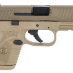 FN 66100819 509 Compact 9mm Luger 3.70" Barrel 10+1, Flat Dark Earth Polymer Frame With Mounting Rail, Flat Dark Earth Stainless Steel Slide, No Manual Safety 2 133058