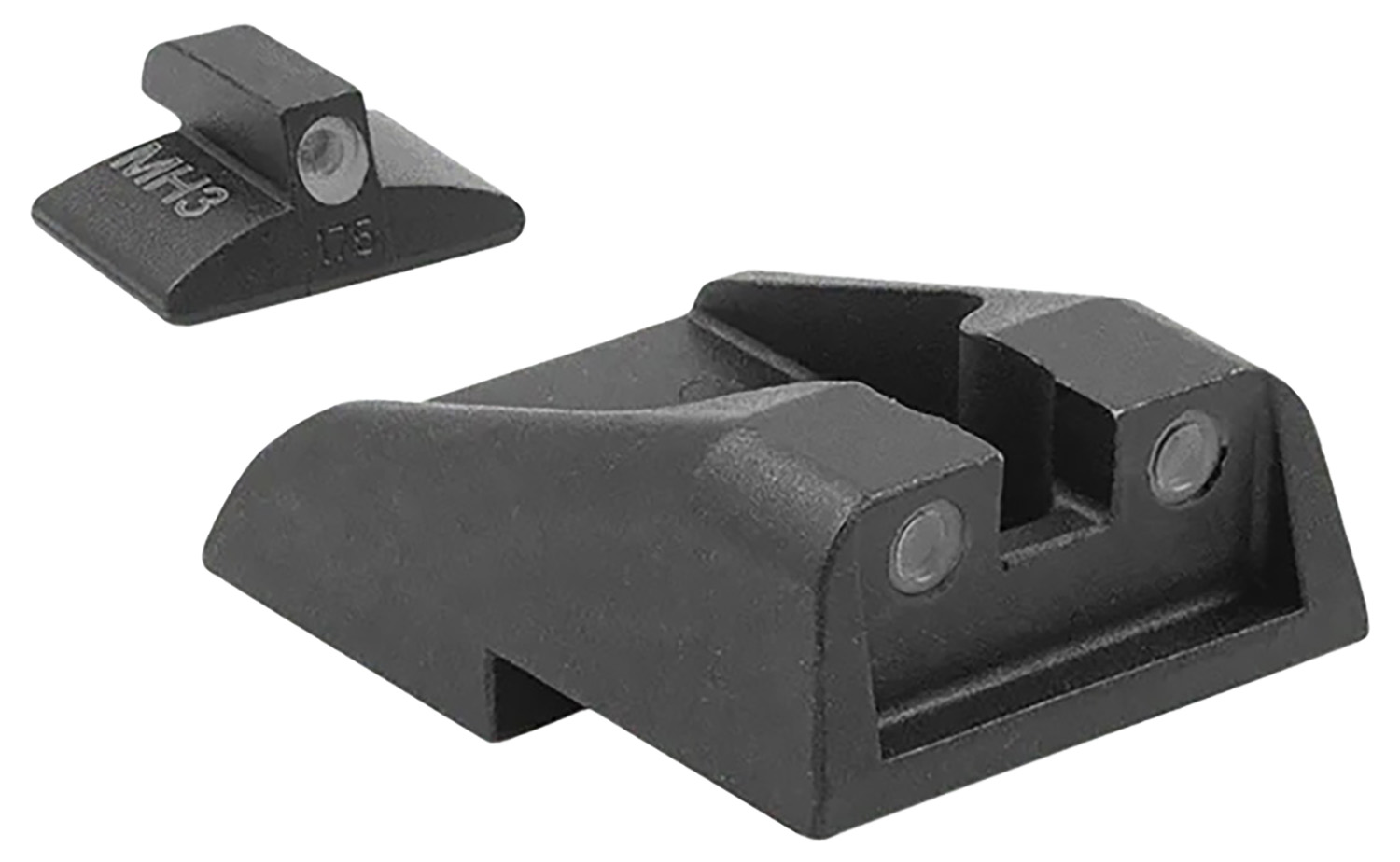 Meprolight USA 195933101 Tru-Dot Green Tritium White Outline Front Sight-Green Tritium White Outline Rear Sight IWI Jericho 941/Baby Eagle 3 Meprolight USA 195933101 Tru-Dot Green Tritium White Outline Front Sight-Green Tritium White Outline Rear Sight IWI Jericho 941/Baby Eagle