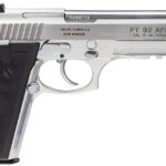 Taurus 1-920159-17 92 Serrated Frame 9mm Luger 17+1 5" Matte Stainless Steel Barrel, Matte Stainless Steel Serrated Slide, Stainless Aluminum Frame w/Picatinny Rail, Black Polymer Grip, Right Hand 1 13586