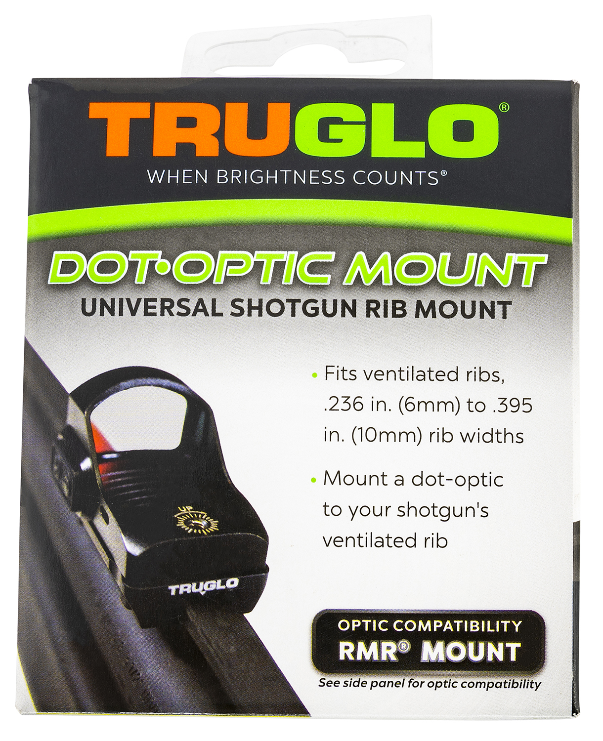 TruGlo TGTG8954U2 Universal Shotgun Rib Mounts Black Trijicon RMR 3 TruGlo TGTG8954U2 Universal Shotgun Rib Mounts Black Trijicon RMR