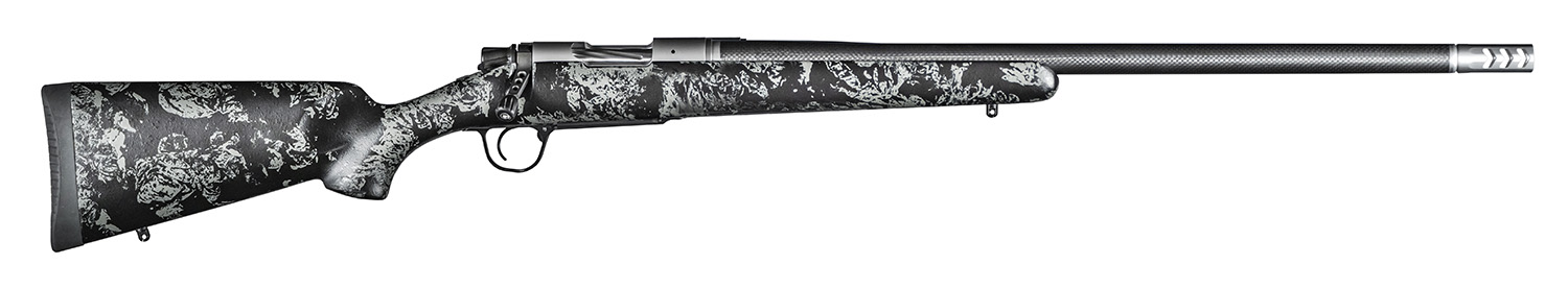 Christensen Arms 8010614100 Ridgeline FFT 280 Ackley Improved 3+1 22" Carbon Fiber/Threaded Barrel, Stainless Steel, Black with Gray Accents Stock