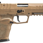 FN 66101277 Five-seveN MRD 5.7x28mm 10+1 4.80" Black Steel Barrel, Flat Dark Earth Optic Cut/Serrated Steel Slide & Polymer Frame w/Picatinny Rail, FDE Textured Polymer Grip, Ambidextrous 1 147539