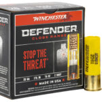 Winchester Ammo S202PD25 Defender 20Gauge 2.75" 7/8oz 2Shot 25 Per Box/10 Case 2 147598