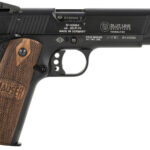 Mauser Rimfire 4110605 1911 22 LR 10+1 5" Black Steel Barrel, Black Aluminum Slide, Black Aluminum Frame w/Beavertail, Walnut Grip, Ambidextrous 2 149614