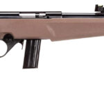 Rossi RB22L1611FDE RB22 Compact 22 LR 10+1, 16" Matte Black Button Rifled Free Floating Steel Barrel, Matte Black Stainless Steel Receiver, Flat Dark Earth Monte Carlo Stock, Right Hand 1 151215