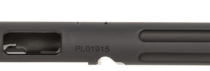 Tactical Solutions PLIV6TEMBRF Pac-Lite Barrel & Receiver 22 LR 6" Fluted Threaded Black Anodized Chrome Moly Steel, Fits Ruger 22/45/Mark IV/Mark IV 22/45
