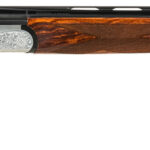 Fausti Usa, Inc 15103 Caledon 12 Gauge 3" 2rd 26" Blued Barrel, Engraved Stainless Rec, Wood Laser Grain Stock, Metallic Bead Sight 1 153916