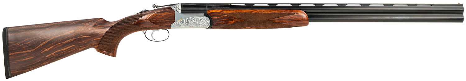 Fausti Usa, Inc 15103 Caledon 12 Gauge 3" 2rd 26" Blued Barrel, Engraved Stainless Rec, Wood Laser Grain Stock, Metallic Bead Sight 3 Fausti Usa, Inc 15103 Caledon 12 Gauge 3" 2rd 26" Blued Barrel, Engraved Stainless Rec, Wood Laser Grain Stock, Metallic Bead Sight