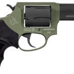 Taurus 260531F Defender 605 SA/DA 357 Mag/38 Special +P 5rd 3", Black Barrel/Cylinder, Sniper Green Frame, Black Hogue Rubber Grip, Fixed Front Sight 2 157734