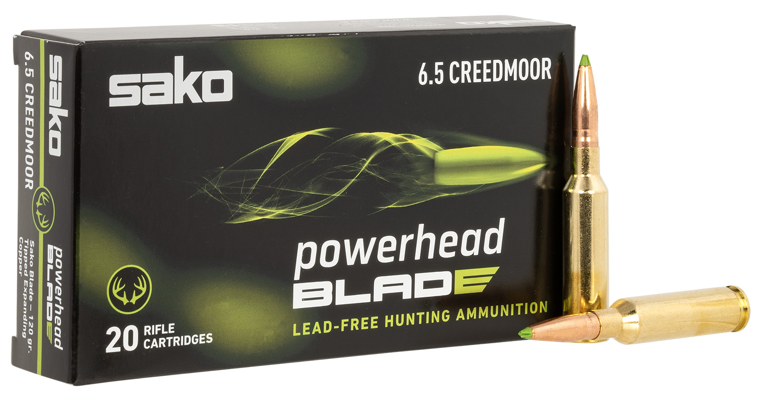 SAKO (TIKKA) PowerHead Blade 6.5Creedmoor 120gr 20 Per Box/10 Case 3 SAKO (TIKKA) PowerHead Blade 6.5Creedmoor 120gr 20 Per Box/10 Case
