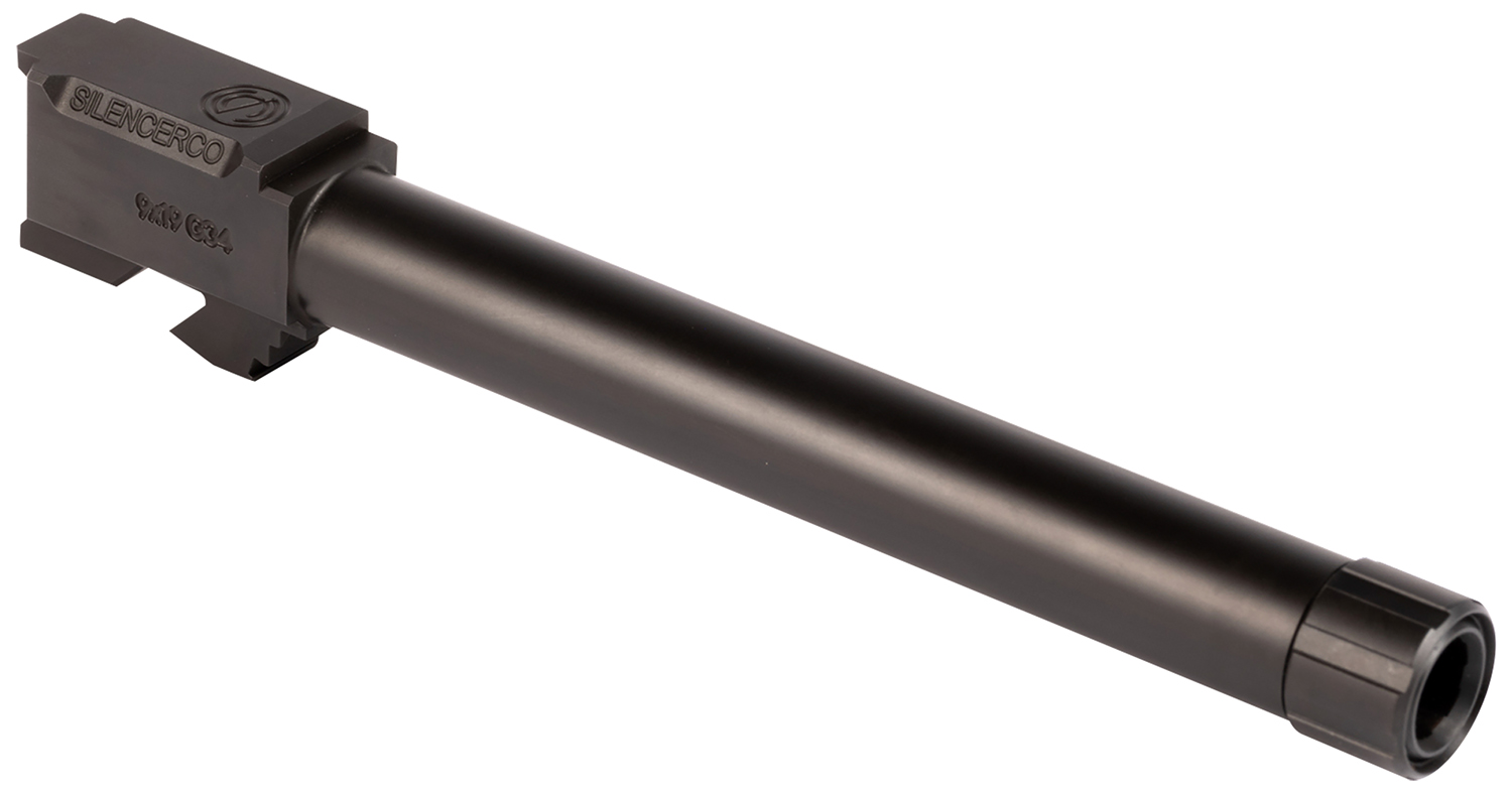 SilencerCo AC860 Glock 9mm Luger 5.80" Threaded Black Nitride Stainless Steel, Fits Glock 34 Gen1-4 3 SilencerCo AC860 Glock 9mm Luger 5.80" Threaded Black Nitride Stainless Steel, Fits Glock 34 Gen1-4