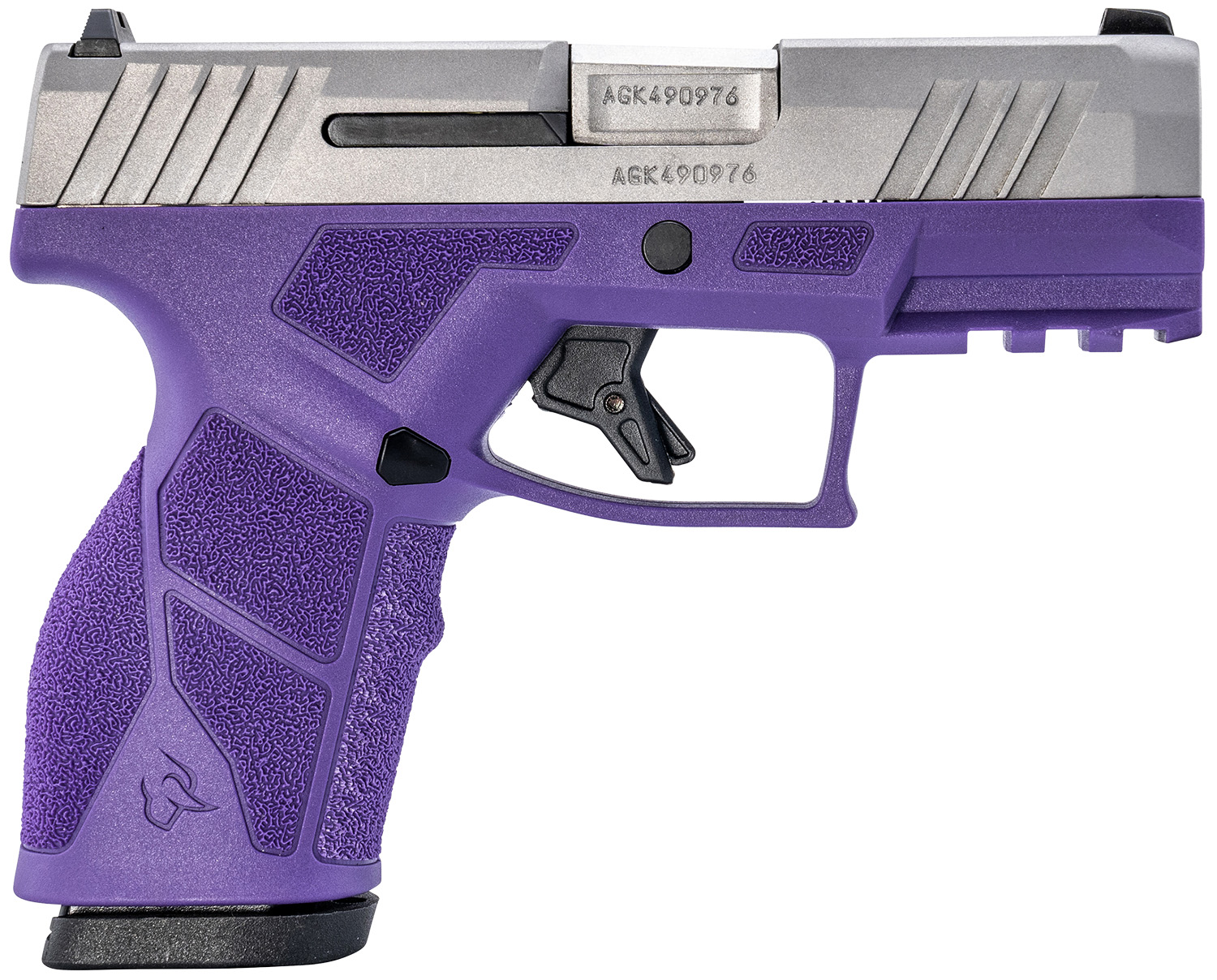 Taurus 1-GX2939DP GX2  9mm Luger 13+1 3.37" Matte Stainless Steel Barrel, Matte Serrated Stainless Steel Slide, Dark Purple Polymer Frame w/Picatinny Rail, Polymer Grip