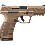 Dickinson LLC RA9FED RA9 9mm Luger 17+1 4.25" Black Steel Barrel, Flat Dark Earth Cerakote Serrated Aluminum Slide, Flat Dark Earth Polymer Frame w/Accessory Rail 2 171490