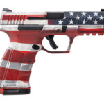 Dickinson LLC RA9US RA9 9mm Luger 17+1 4.25" Black Steel Barrel, American Flag Cerakote Serrated Aluminum Slide, American Flag Polymer Frame w/Accessory Rail 2 171491