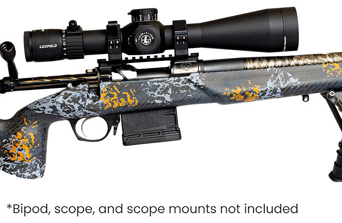 Horizon Firearms RF010A221814C18 Venatic Carbon 22 Creedmoor 18" Fluted Threaded Barrel, Drilled & Tapped Receiver, Arca Rail Forend, Iota EKO Carbon Fiber Stock