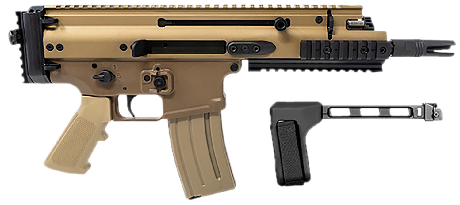 FN 38101883 SCAR 15P 5.56x45mm 30+1 7.50" Black Steel Barrel, Flat Dark Earth Anodized Picatinny Rail Aluminum Receiver, SB Tactical Brace, Ambidextrous 3 FN 38101883 SCAR 15P 5.56x45mm 30+1 7.50" Black Steel Barrel, Flat Dark Earth Anodized Picatinny Rail Aluminum Receiver, SB Tactical Brace, Ambidextrous