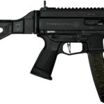 Grand Power 810091152836 Stribog SP9A35S 9mm Luger 30+1 8" Black Picatinny Rail Receiver, SB Tactical Brace, Black Polymer Grip 2 177399