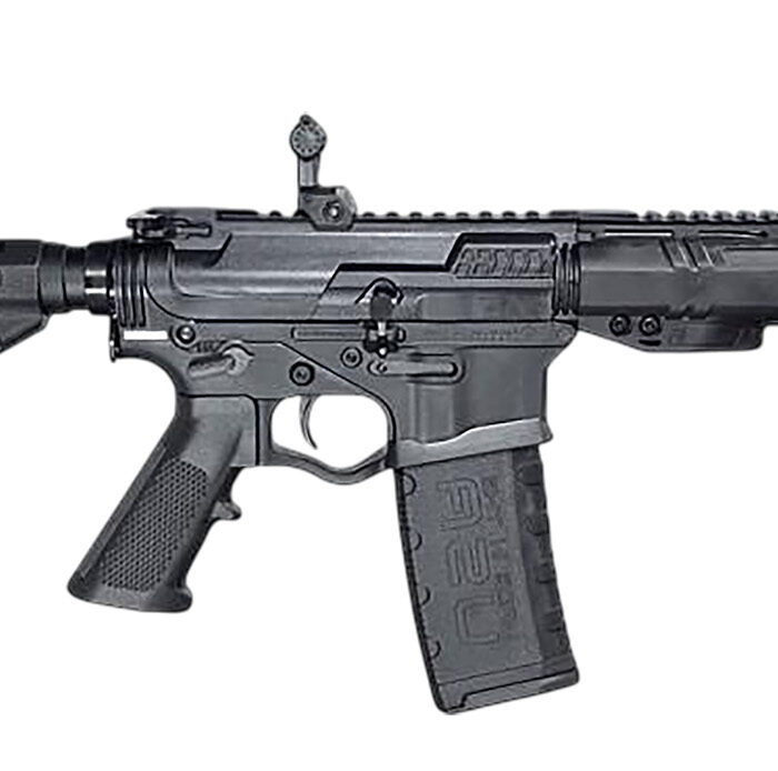 ATI ATIGAX5567MLTB Alpha Maxx  5.56 NATO 30+1 7.50" Black Barrel, Black Polymer Receiver w/Picatinny Rail, M-LOK Handguard, Black Polymer Blade, A2 Grip