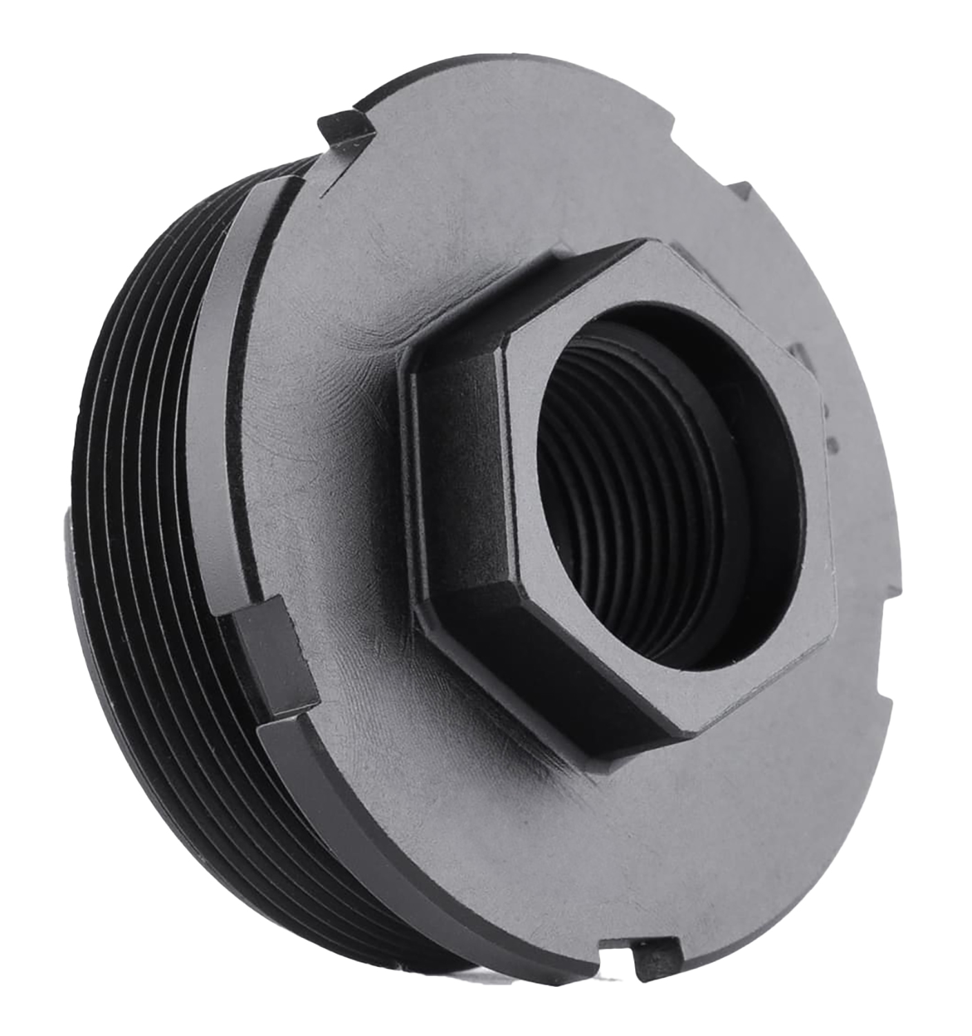 Dead Air LT311 HUB Direct Thread Mount M18X1 4140 HT Alloy Steel Black Nitride