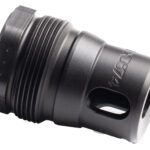Dead Air RXD674 XRF Xeno Rimfire Muzzle Brake Black Nitride 17-4PH Stainless Steel 1/2"x28 Threads 1.16" OAL 0.81" Diameter 2 183951