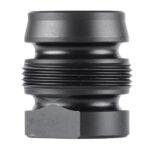 Dead Air DA143 Xeno Xero Black 4140 HT Alloy Steel 9/16x24 RH Threads 1.105" OAL 0.99" Diameter 9mm 1 183956