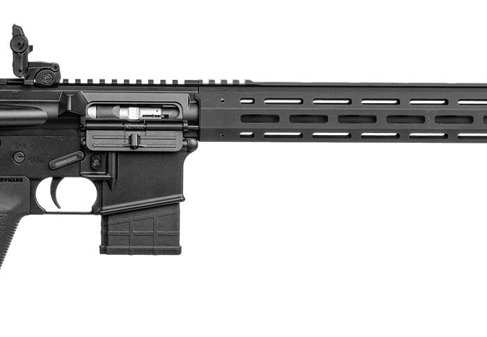 Tippmann Arms A101364 M4-22 Elite 22 WMR 15+1 18" Black Parkerized Threaded Barrel, Matte Black Aluminum Receiver w/Picatinny Rail, M-LOK Handguard, Black Adj CAR15 Polymer Stock, Black Gen2 Grip, Rig