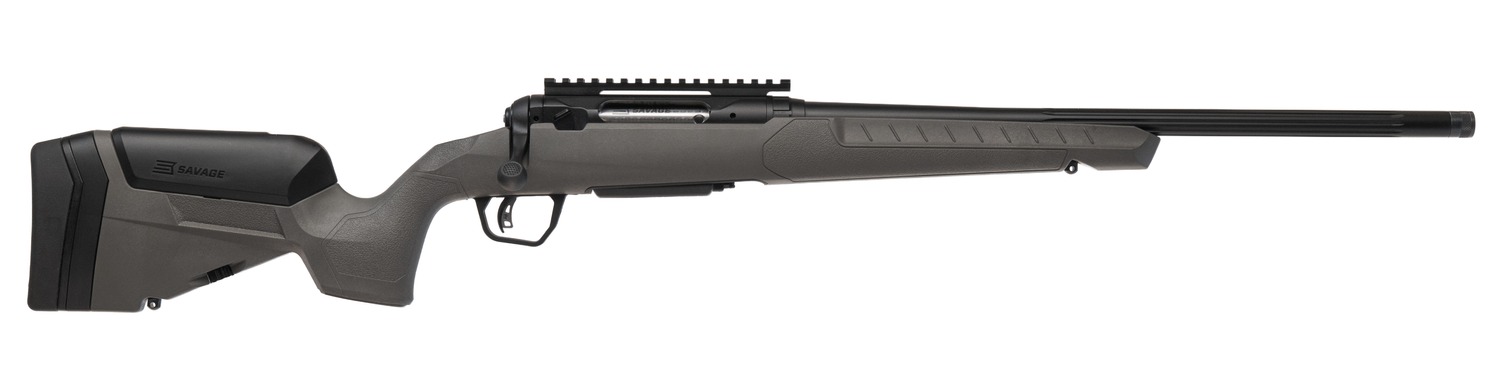 Savage Arms 32407 110 Trailblazer 6.5 Creedmoor 4+1 20" Fluted Barrel, Flat Dark Gray Adj LOP Synthetic Stock, Right Hand