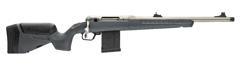 Savage Arms 32504 110 Ridge Hunter 450 Bushmaster 5+1 18" Heavy Barrel, Flat Dark Gray Adj LOP Synthetic Stock, Right Hand 3 Savage Arms 32504 110 Ridge Hunter 450 Bushmaster 5+1 18" Heavy Barrel, Flat Dark Gray Adj LOP Synthetic Stock, Right Hand