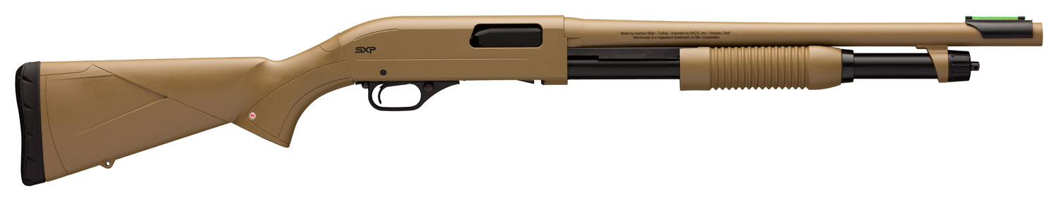 Winchester Repeating Arms 512326395 SXP Defender 12 Gauge 18" 5+1 3" Overall Flat Dark Earth Right Hand (Full Size) Includes 1 Invector-Plus Choke 3 Winchester Repeating Arms 512326395 SXP Defender 12 Gauge 18" 5+1 3" Overall Flat Dark Earth Right Hand (Full Size) Includes 1 Invector-Plus Choke