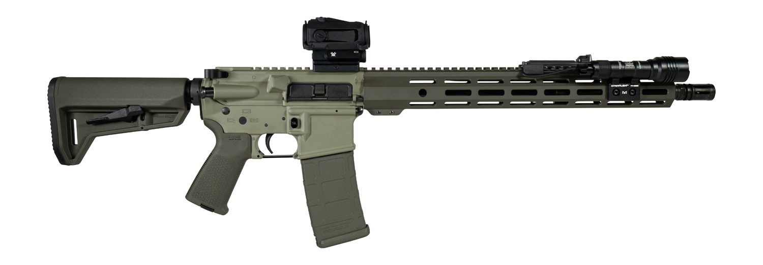Shark Coast Tactical SCC04137GKNL Grassy Knoll Bundle 5.56 NATO 30+1 16" Black Melonite Threaded Barrel, 2-Tone Green Cerakote Aluminum Receiver w/Picatinny Rail, M-LOK Handguard, Magpul MOE SL OD Gre 3 Shark Coast Tactical SCC04137GKNL Grassy Knoll Bundle 5.56 NATO 30+1 16" Black Melonite Threaded Barrel, 2-Tone Green Cerakote Aluminum Receiver w/Picatinny Rail, M-LOK Handguard, Magpul MOE SL OD Gre