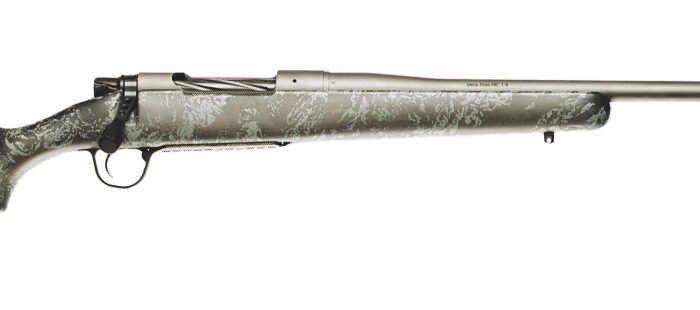 Christensen Arms 801-01346-00 Mesa FFT Full Size 22 Creedmoor 4+1 20" Tungsten Gray Cerakote Threaded Barrel, Tungsten Gray Cerakote Steel Drilled & Tapped Receiver, Carbon w/Gray Accents Fixed Carbon