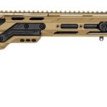 Cadex Inc CDX30LITE30824BR20I2F1 CDX-30 Lite 308 Win 10+1 24" Black DLC Fluted Threaded Barrel, Hybrid Tan Cerakote Receiver w/Picatinny Rail, M-LOK Handguard, Adjustable Folding Hybrid Tan Buttstock, 1 194434