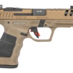 Sarsilmaz SAR9CG3BR10 SAR9 Gen3 Compact 9mm Luger 10+1 4.10" Black Barrel, Bronze Steel Optic Cut/Serrated Slide, Bronze Polymer Frame w/Picatinny Rail, Textured Grip, RMSc Footprint 2 194640