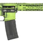 Black Rain Ordnance FUSION300BLKZGB Fission 300 Blackout 30+1 16" Black Nitride Threaded Barrel, Zombie Green Battleworn Aluminum Receiver w/Picatinny Rail, M-LOK Handguard, MFT Minimalist Black Poly 1 195545
