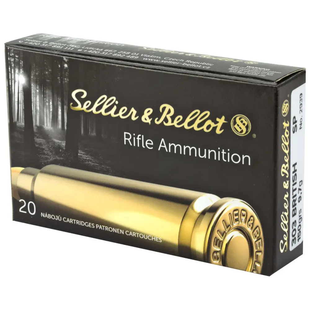 SELLIER & BELLOT 303 BRITISH 150GR SP 20RD BOX 20 BOXES PER CASE 4 SELLIER & BELLOT 303 BRITISH 150GR SP 20RD BOX 20 BOXES PER CASE - Image 2