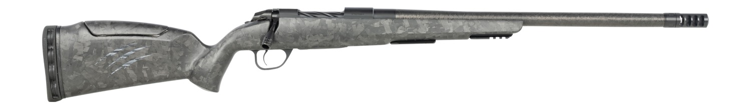 Fierce Firearms  CT Rage LR Full Size 308 Win 4+1 18" Carbon Fiber Match Grade Threaded Barrel, Black Cerakote Titanium Drilled & Tapped Receiver, Picatinny Rail Forend, Carbon Matrix Push Button Adj