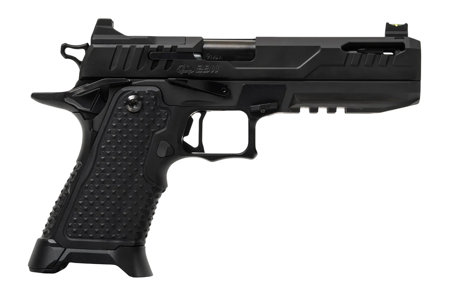 Oa Defense 2311 Pro Elite Full Size 9mm Luger 21+1 5" Ported Barrel, Black DLC Steel Optic Ready/Serrated Slide, Black Aluminum Frame w/Picatinny Rail, Black Aluminum Grip, Ambidextrous 3 Oa Defense 2311 Pro Elite Full Size 9mm Luger 21+1 5" Ported Barrel, Black DLC Steel Optic Ready/Serrated Slide, Black Aluminum Frame w/Picatinny Rail, Black Aluminum Grip, Ambidextrous