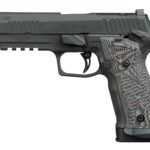 Sig Sauer 226X59XTMSAO P226 XFive Extreme Full Size 9mm Luger 10+1 5" Bull Barrel, Black Nitron Stainless Steel Optic Ready/Serrated Slide & Frame w/Beavertail & Picatinny Rail, Custom Hogue G10 Piran 1 197105