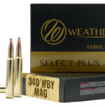 Weatherby B340225TTSX Select Plus 340WthbyMag 225gr Barnes Tipped TSX Lead Free 20 Per Box/10 Case 1 24427