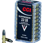 CCI 22 LR SUPPRESSOR 45GR SOLID 50 RD/BX 100 BX/CS 2 28242 14250249