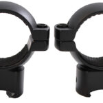 Traditions A797DS Scope Rings Matte Black Aluminum 1" Medium 3/8" Grooved Receiver 2 39573