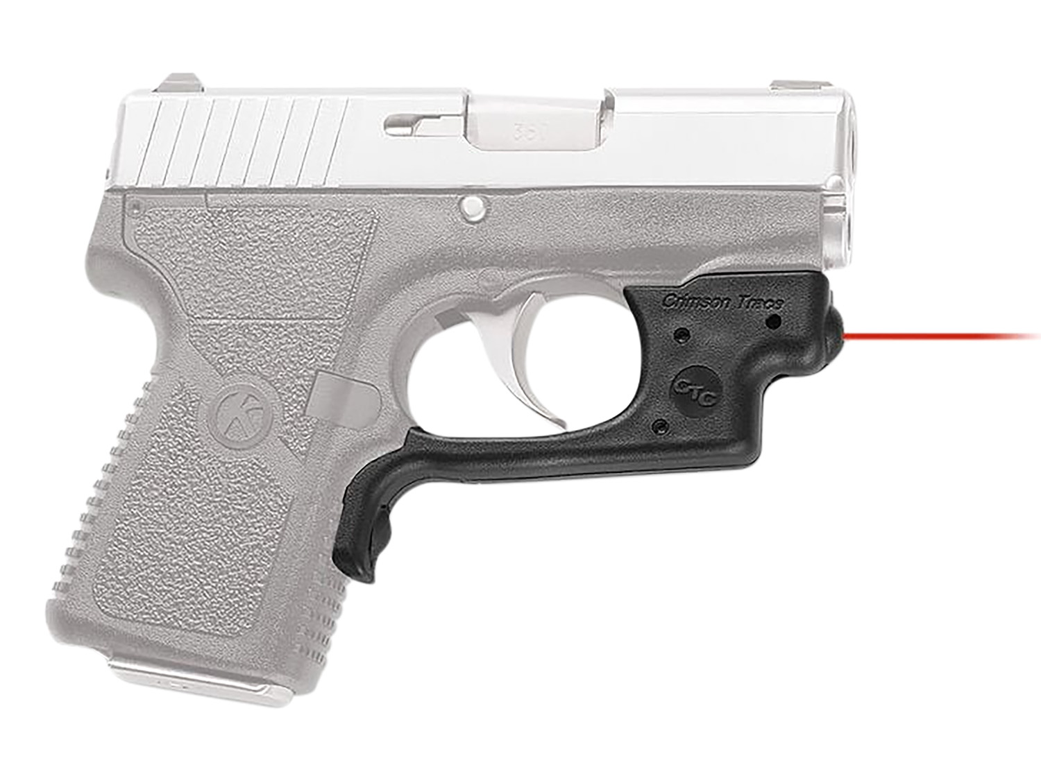 Crimson Trace 0130601 Laserguard  Fits Kahr Arms P380/CW380, Red Laser Black Polymer