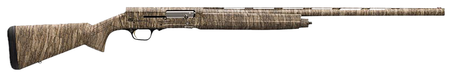 Browning 0118282005 A5 12 Gauge 26" Barrel 3.5" 4+1, Full Coverage Mossy Oak Bottomland, Textured Synthetic Stock With Closed Radius Pistol Grip 3 Browning 0118282005 A5 12 Gauge 26" Barrel 3.5" 4+1, Full Coverage Mossy Oak Bottomland, Textured Synthetic Stock With Closed Radius Pistol Grip